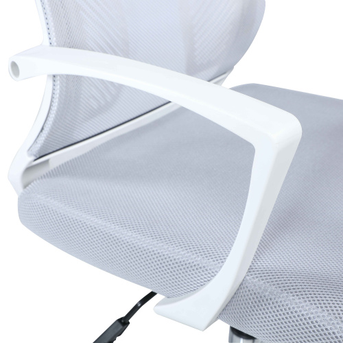 4005 Cch Gry Contemporary Pneumatic Adjustable Height Computer Chair 4