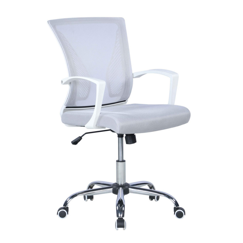 4005-CCH-GRY Contemporary Pneumatic Adjustable-Height Computer Chair