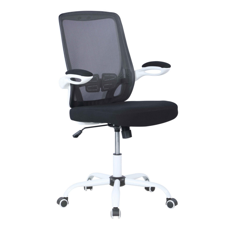 4019 Cch Blk Modern Height Adjustable Computer Chair Padded Arms 4