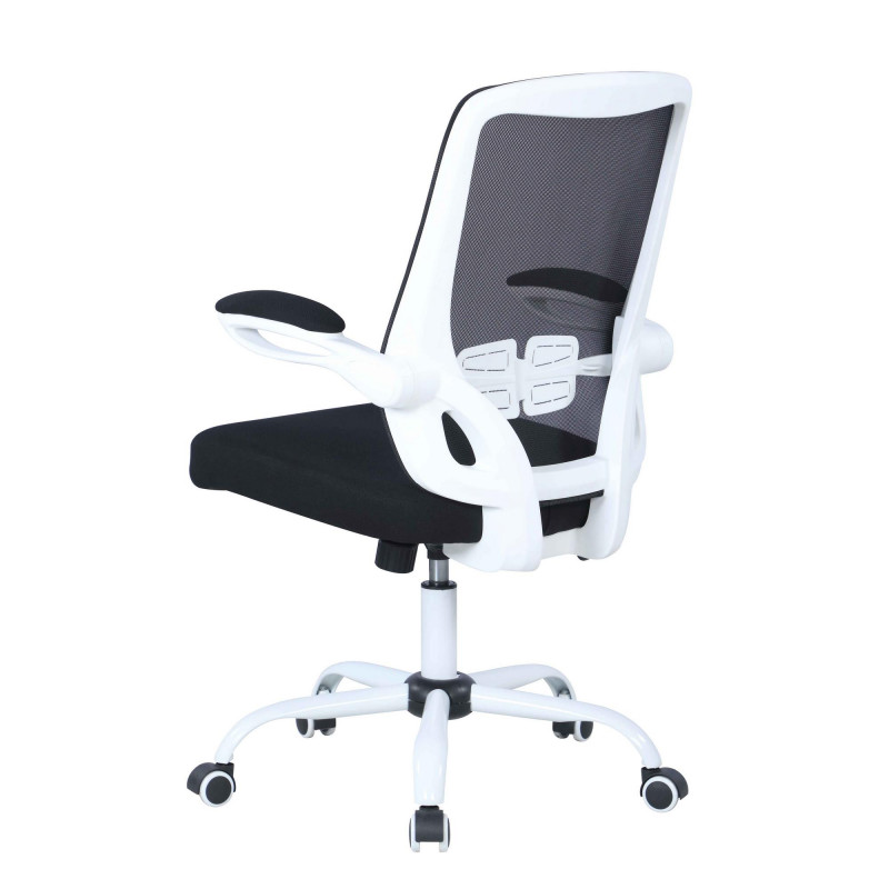 4019 Cch Blk Modern Height Adjustable Computer Chair Padded Arms 7