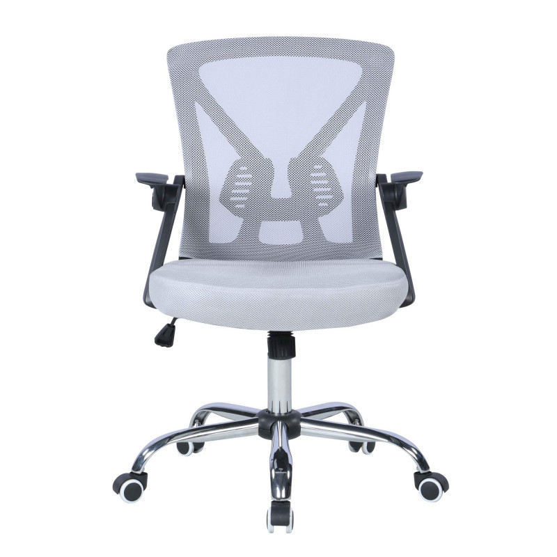 4023 Cch Gry Contemporary Ergonomic Computer Chair Adjustable Arms 5