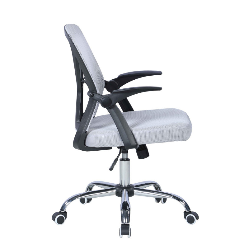 4023 Cch Gry Contemporary Ergonomic Computer Chair Adjustable Arms 6