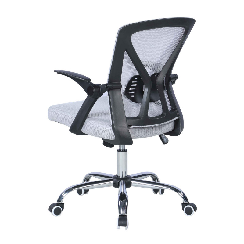 4023 Cch Gry Contemporary Ergonomic Computer Chair Adjustable Arms 7