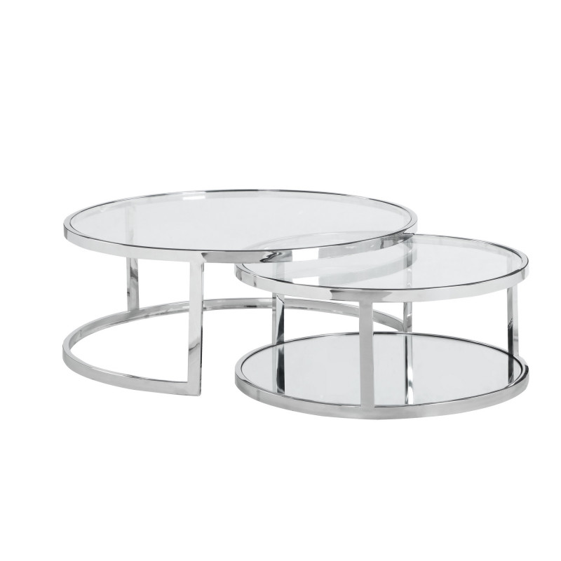 5509 Ct Nst Contemporary 2 In 1 Nesting Cocktail Table Set 1