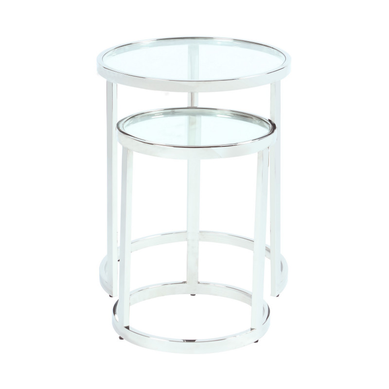 5509 Lt Nst Contemporary 2 In 1 Nesting Lamp Table Set 4