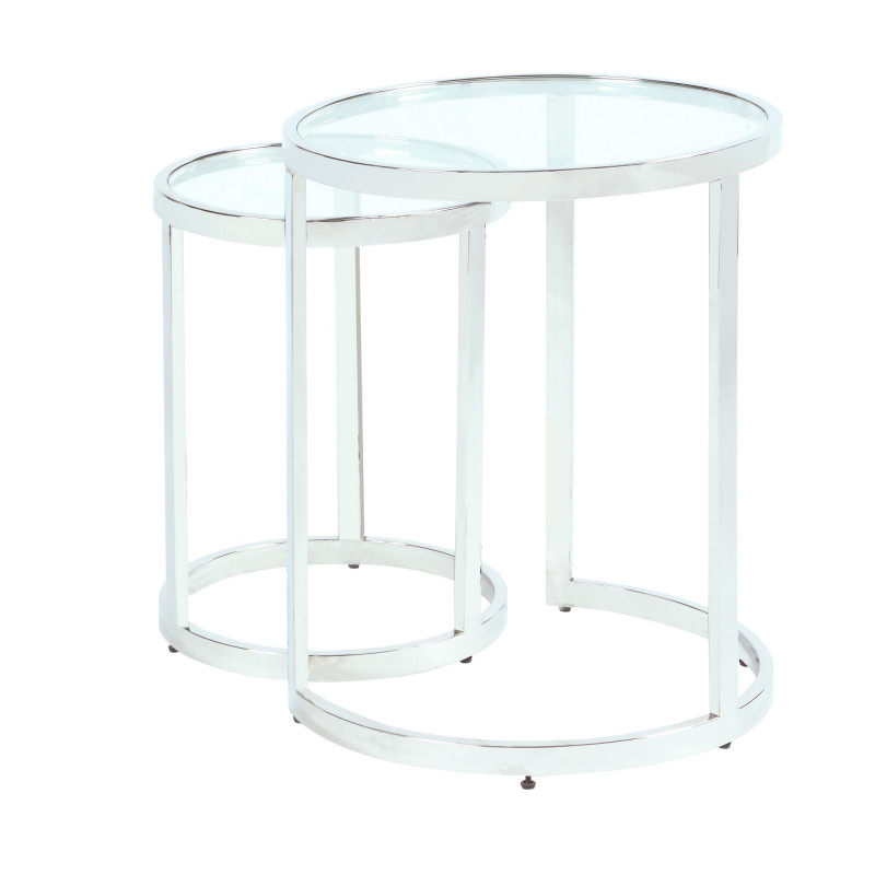 5509 Lt Nst Contemporary 2 In 1 Nesting Lamp Table Set 5