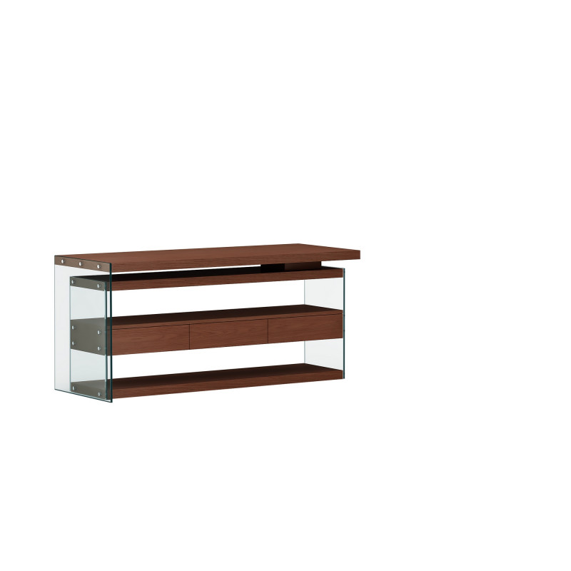 6902 Dsk Wal Rotatable Wooden Desk 3 Drawers And 3 Shelves 4