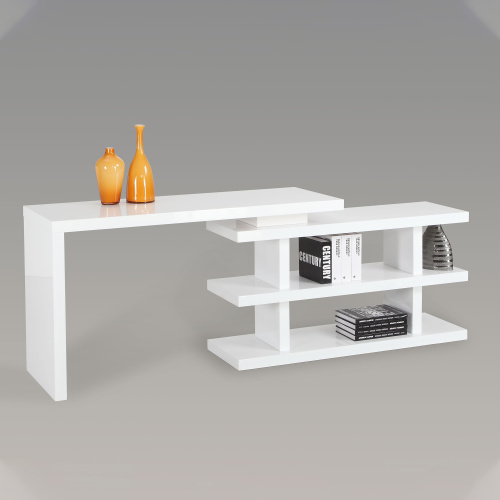 6915-DSK Motion Home Office Desk  Shelves