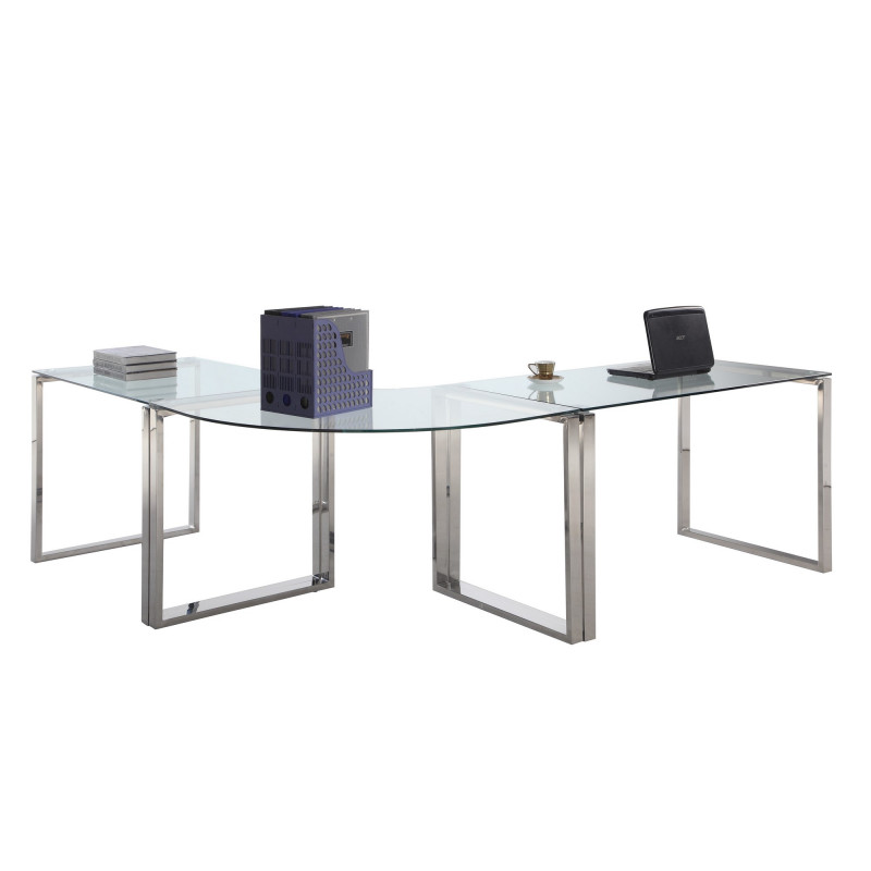 6931 Dsk 3pc Contemporary Desk Set Small Large Corner Desks 2