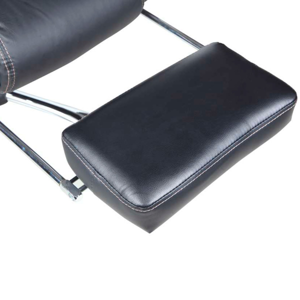 7200 Cch Blk Chintaly Modern Ergonomic Computer Chair Extendable Footrest 14
