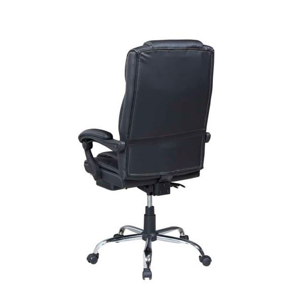7200 Cch Blk Chintaly Modern Ergonomic Computer Chair Extendable Footrest 16