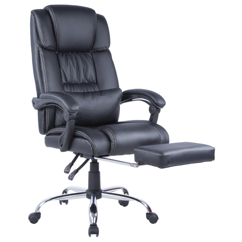 7200 Cch Blk Modern Ergonomic Computer Chair Extendable Footrest 2