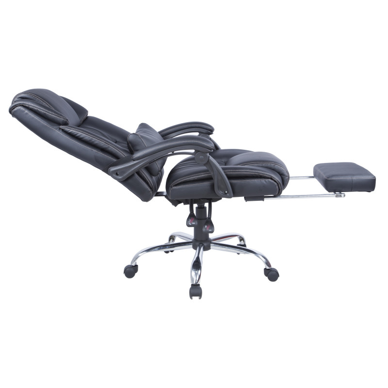 7200 Cch Blk Modern Ergonomic Computer Chair Extendable Footrest 4