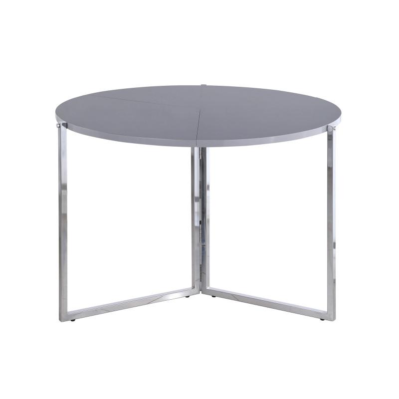 8389 Dt Fld Gry 43 Round Foldaway Dining Table 3
