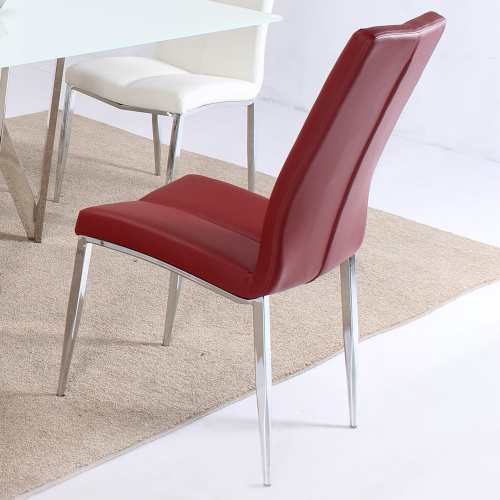 Abigail Sc Red Modern Curved Back Upholstered Side Chair 6