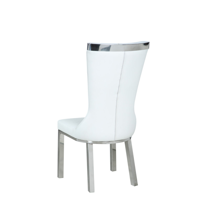 Adelle Sc Wht Contemporary Curved Back Side Chair 3