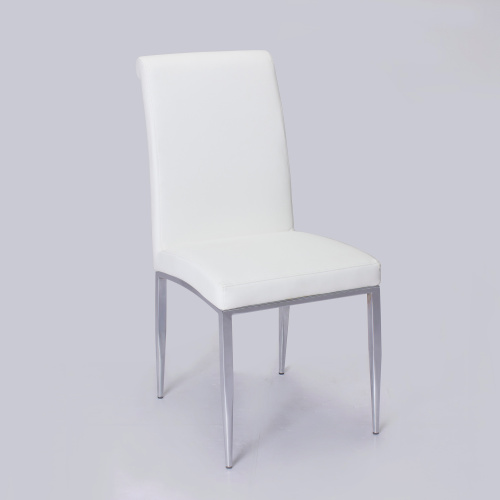 Alexis Sc Wht Contemporary Upholstered Cantilever Side Chair 1