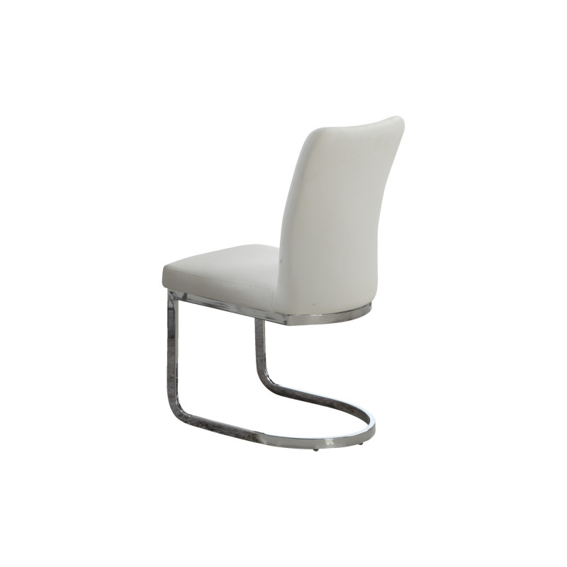Alina Sc Wht Channel Back Cantilever Side Chair 3