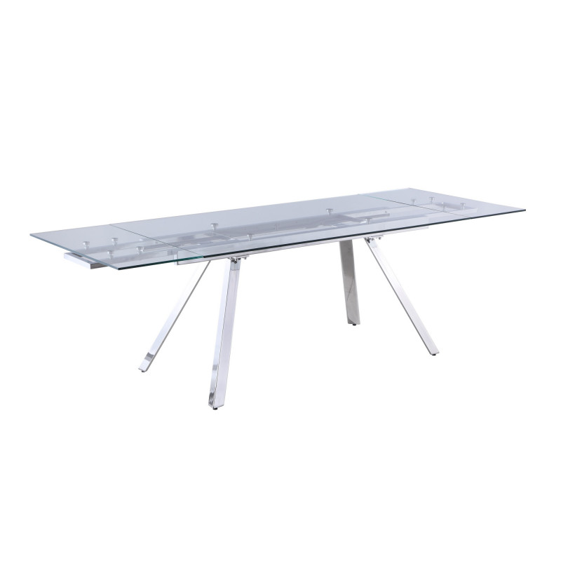 Ariel Dt Contemporary Extendable Dining Table 1