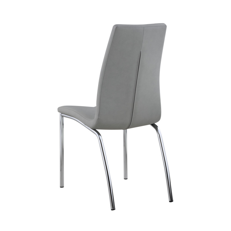 Becky Sc Gry Contemporary Curved Back Side Chair 3