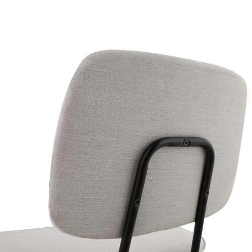 Bertha Sc Gry Contemporary Side Chair Diamond Stitch Backrest 8