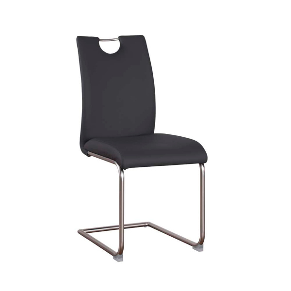 Carina Sc Blk Handle Back Cantilever Side Chair 1