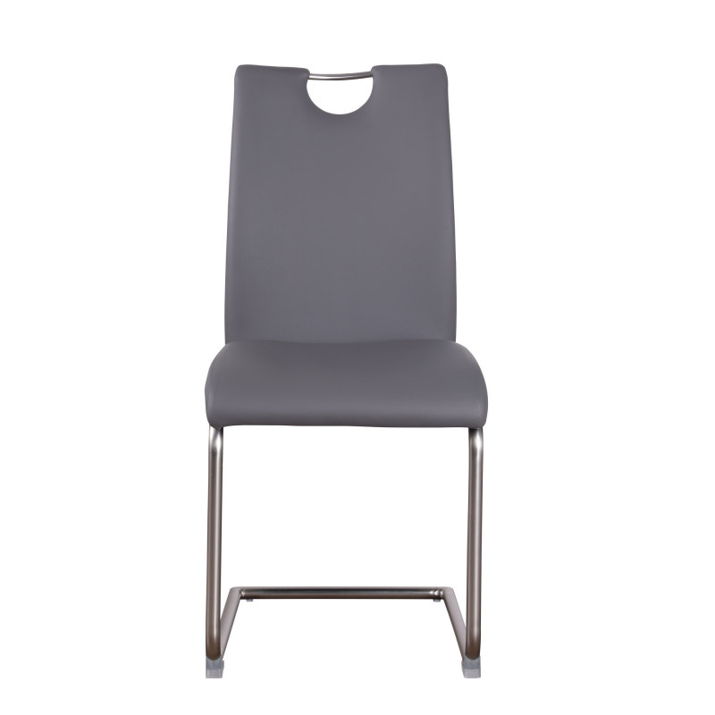 Carina Sc Gry Handle Back Cantilever Side Chair 3