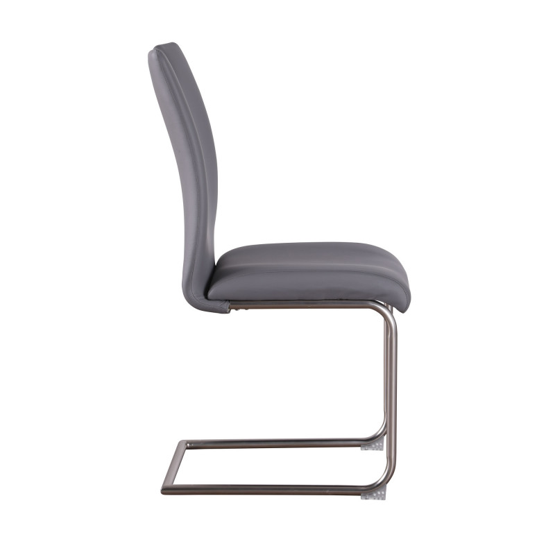 Carina Sc Gry Handle Back Cantilever Side Chair 5