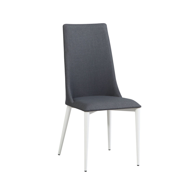 Chloe Sc Gry Contemporary Curved Back Side Chair 2