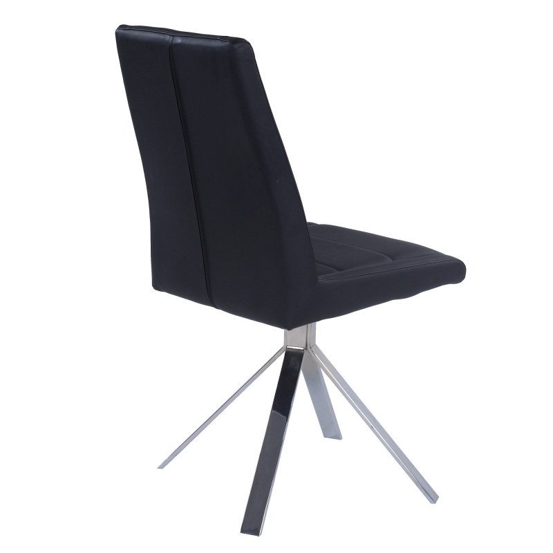 Dana Sc Blk Contemporary Upholstered Swivel Side Chair 3