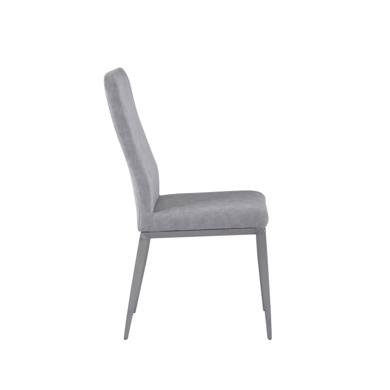 Desiree Sc Gry Contemporary Contour Back Chair 5