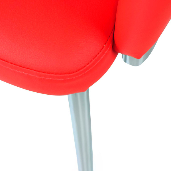 Dusty Ac Red Kd Chintaly Modern Club Arm Chair Memory Swivel 3