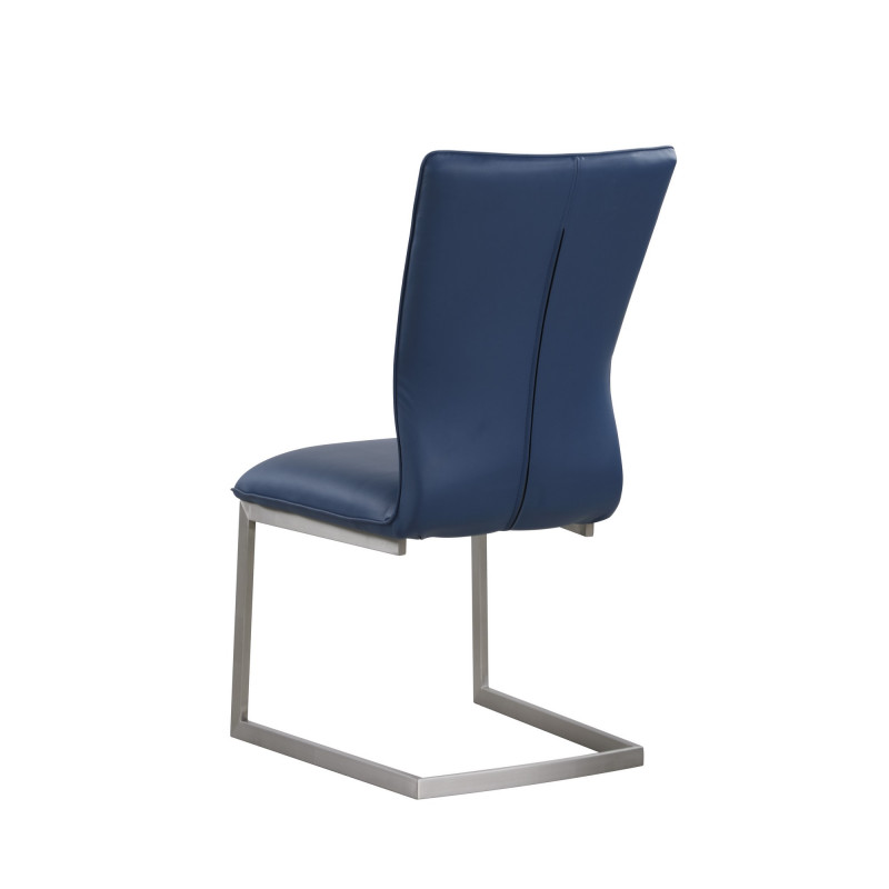 Eileen Sc Blu Contemporary Channel Back Cantilever Side Chair 2