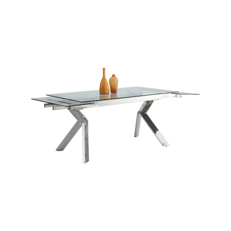 Ella Dt Contemporary Extendable Dining Table Steel Legs 3