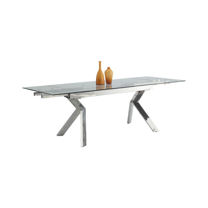Ella Dt Contemporary Extendable Dining Table Steel Legs 4