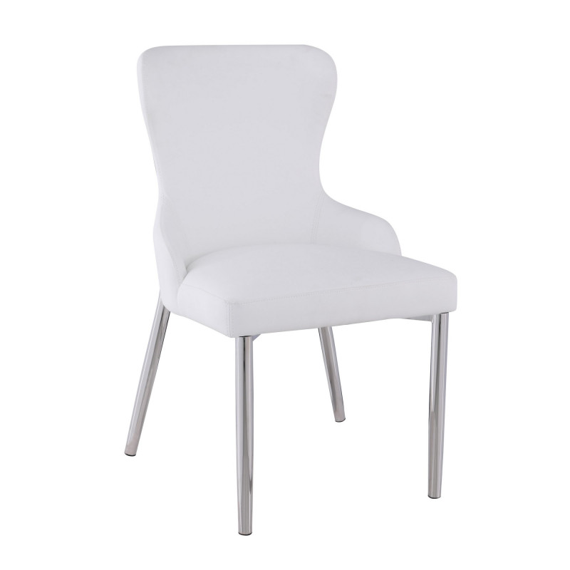 Evelyn Sc Wht Pol Contemporary Wing Back Side Chair 3