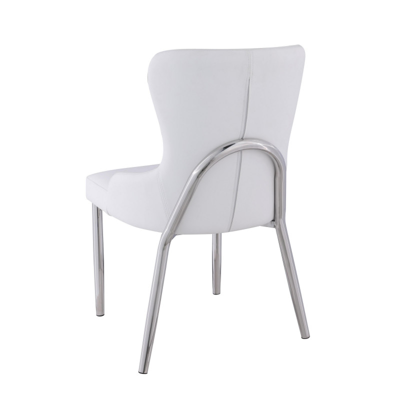 Evelyn Sc Wht Pol Contemporary Wing Back Side Chair 4