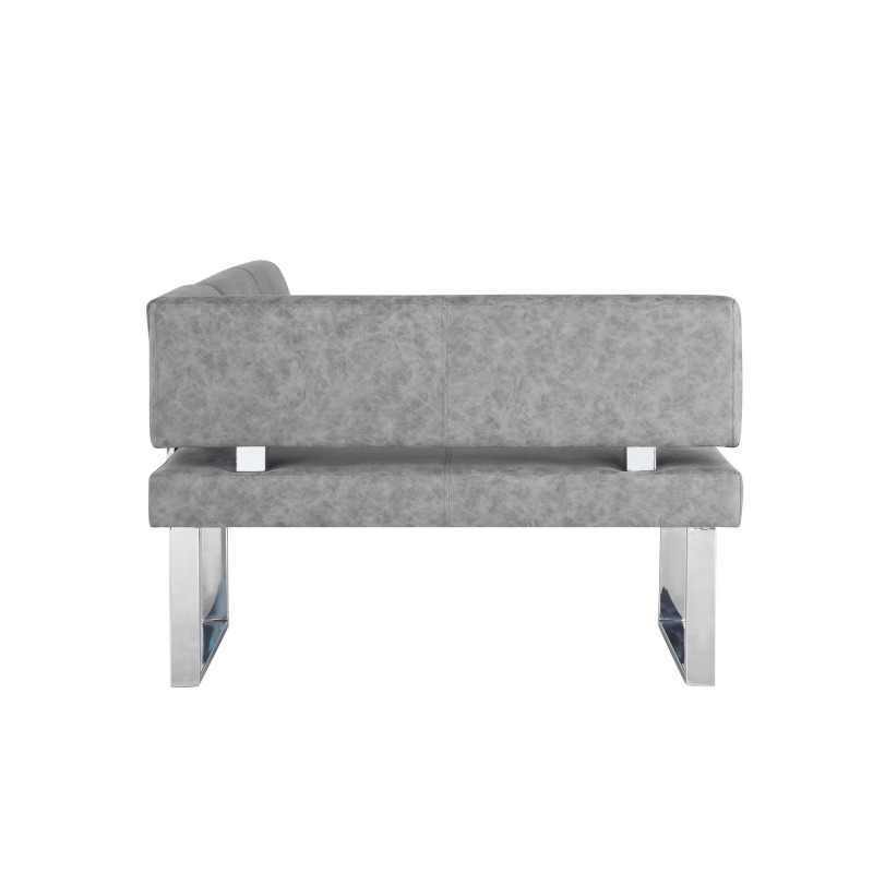 Genevieve Nook Gry Modern Gray Reversible Upholstered Nook 3