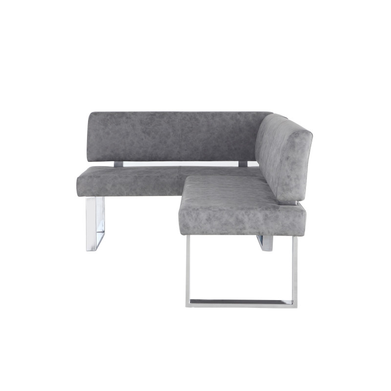 Genevieve Nook Gry Modern Gray Reversible Upholstered Nook 6