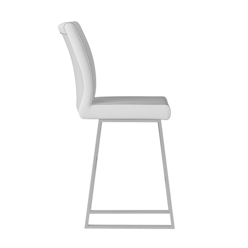 Gwen Cs Wht Contemporary Counter Height Stool Highlight Stitching 4