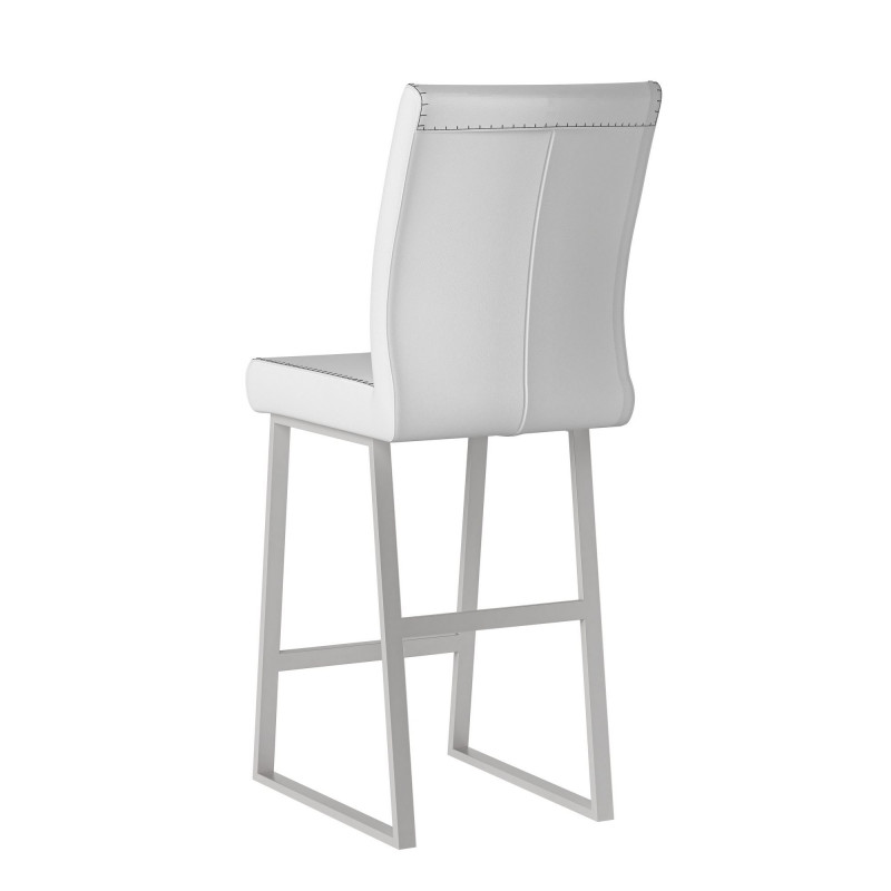 Gwen Cs Wht Contemporary Counter Height Stool Highlight Stitching 5