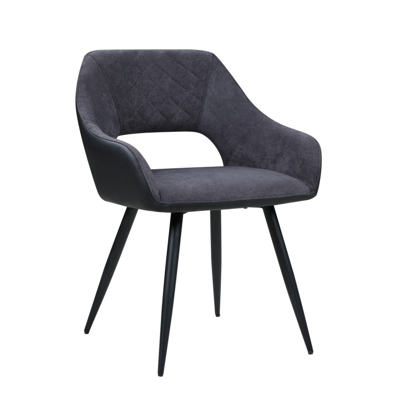 Henriet Sc Gry Contemporary Open Back Side Chair 3