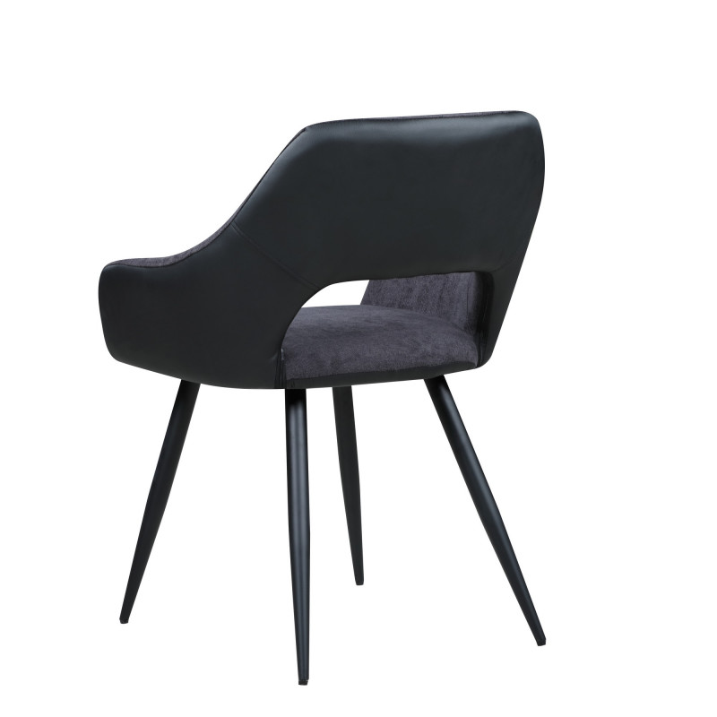 Henriet Sc Gry Contemporary Open Back Side Chair 4