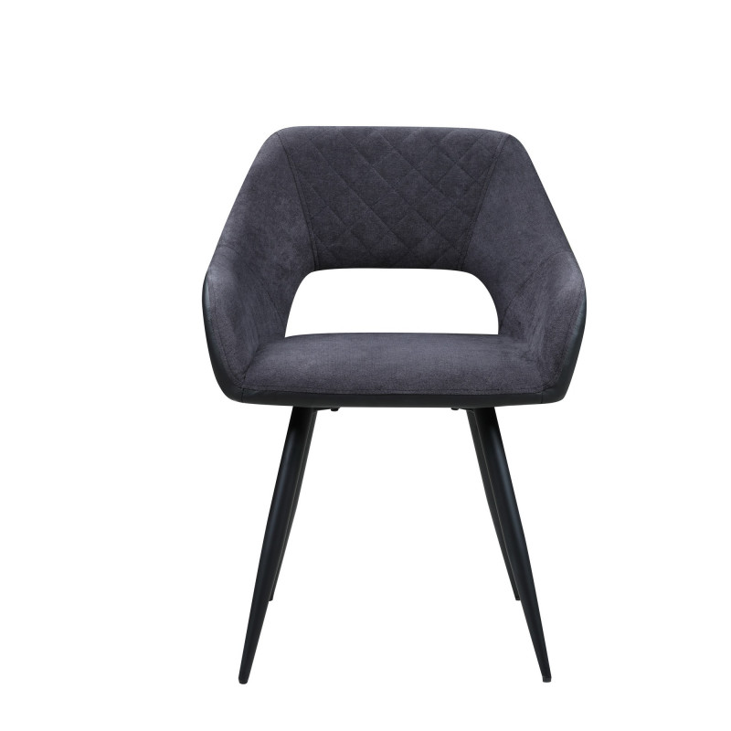 Henriet Sc Gry Contemporary Open Back Side Chair 5