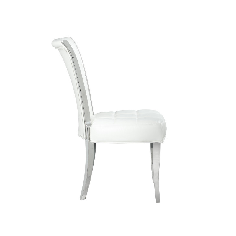 Iris Sc Wht Contemporary Tufted Side Chair 3