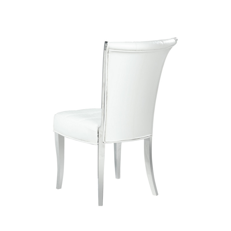 Iris Sc Wht Contemporary Tufted Side Chair 5