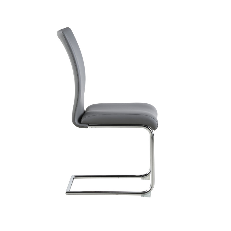 Jane Sc Gry Modern Contour Back Cantilever Side Chair 4