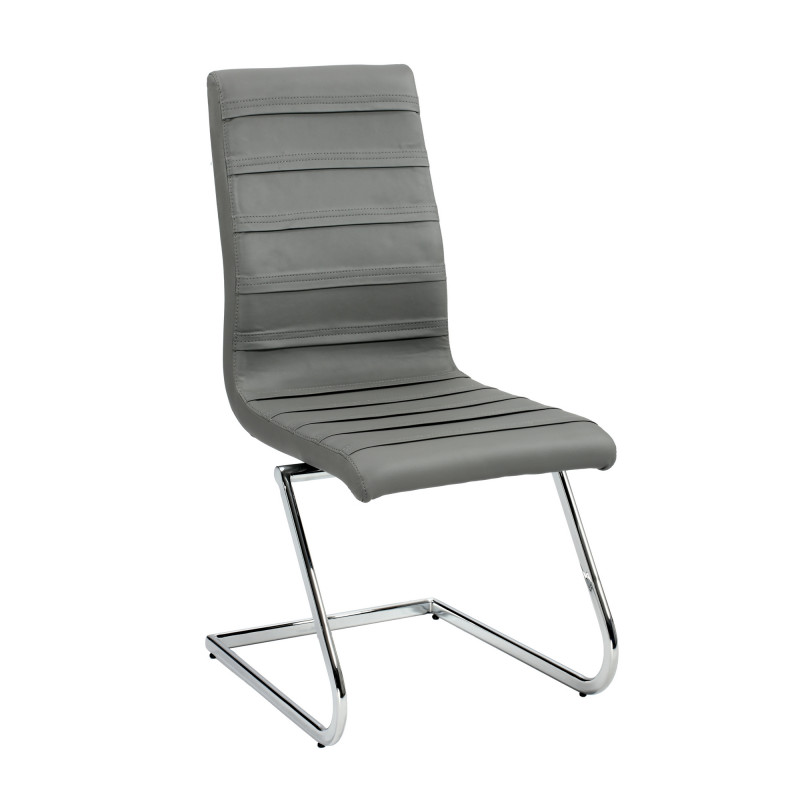 Janet Sc Contemporary Cantilever Side Chair Double Stitching 2