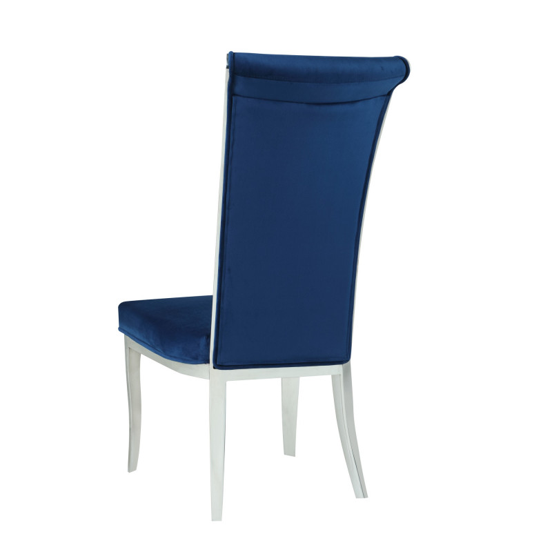 Joy Sc Blu Fab Contemporary Tall Roll Back Side Chair 2