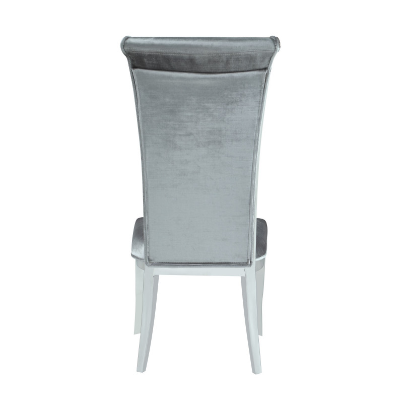 Joy Sc Gry Fab Contemporary Tall Roll Back Side Chair 6